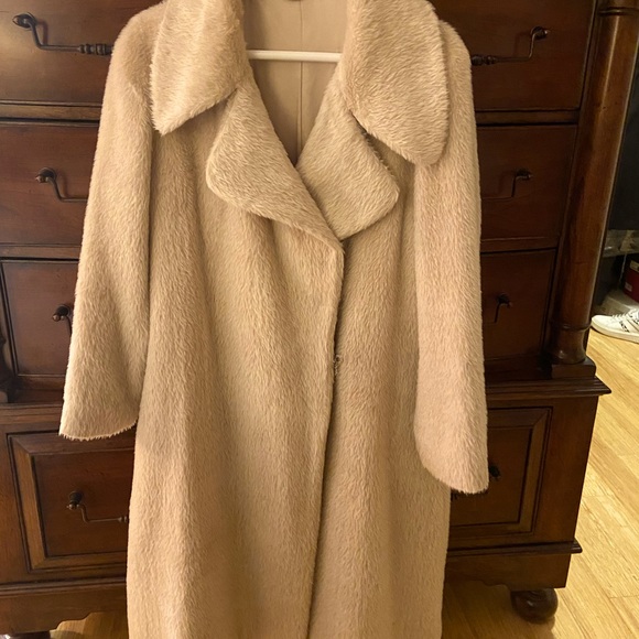 Alpaca wool coat - Picture 1 of 2